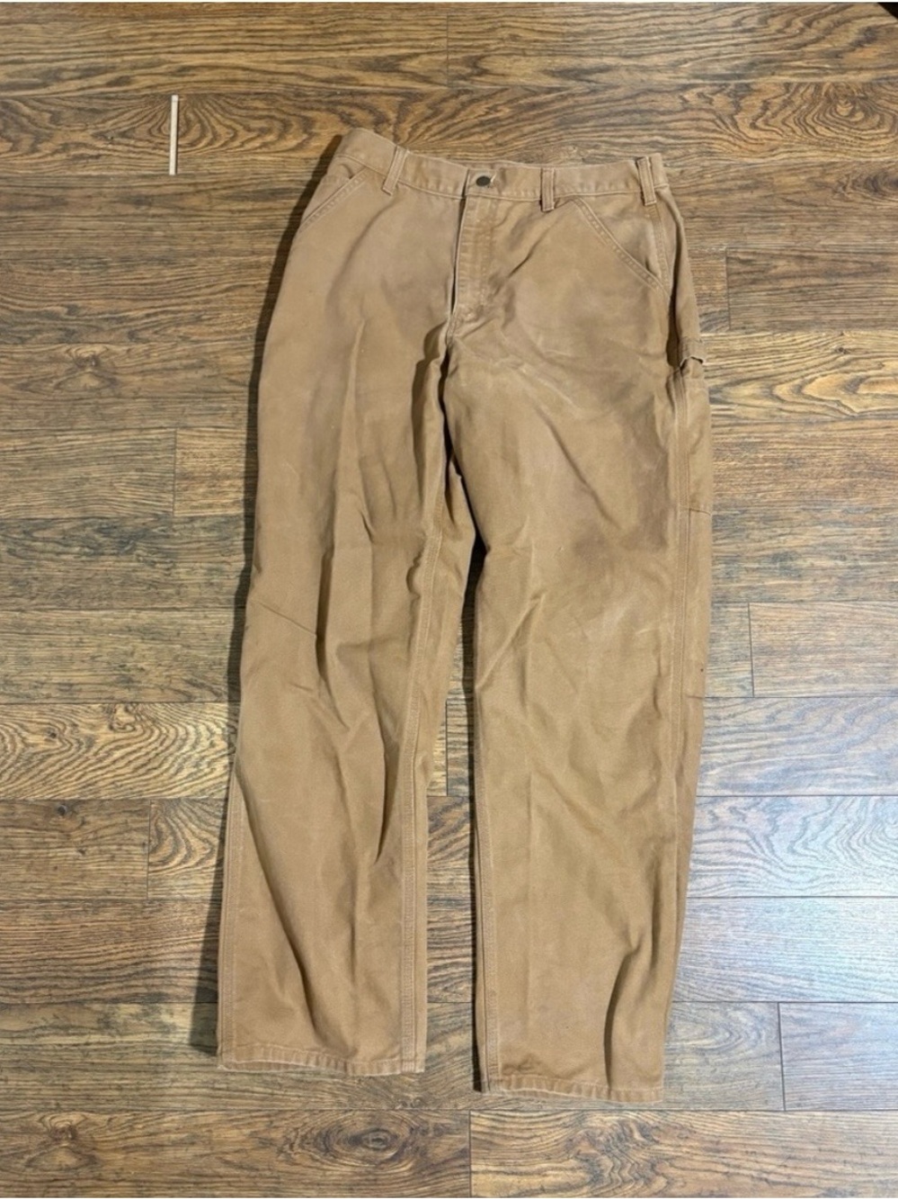 Carhartt Tan Carpenter Pants - Classic Workwear